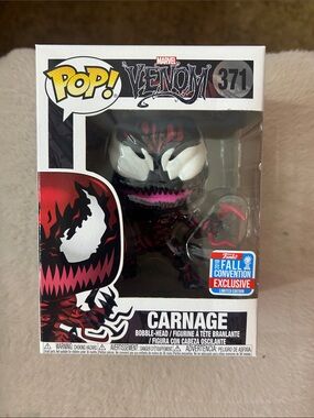 Funko Pop! Carnage Figure - Red, Black & White